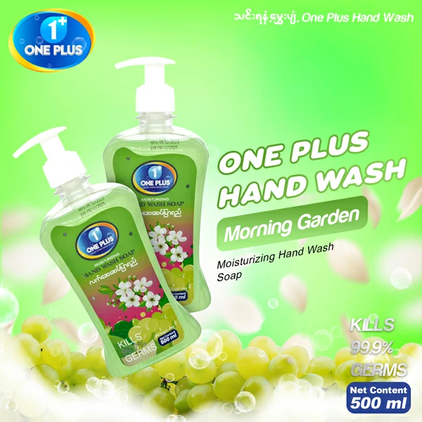 One Plus Hand Wash Soap Morning Garden 